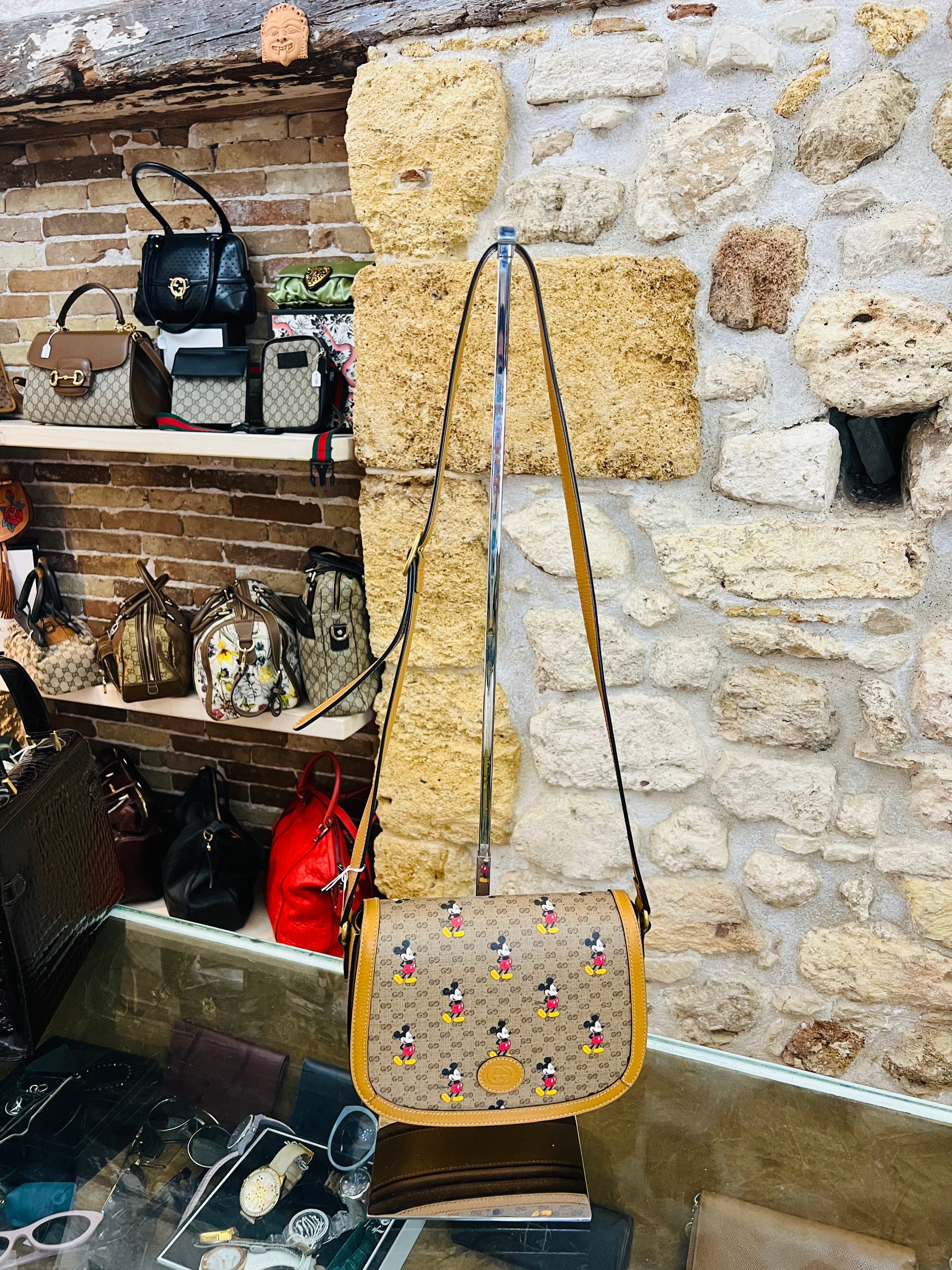 Gucci per Disney borsa a tracolla topolino secondevieborse